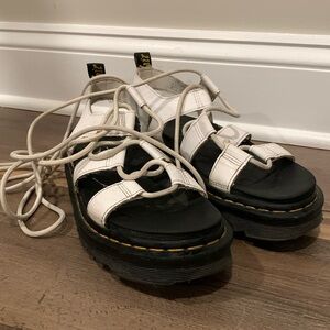 Dr. Marten’s Nartilla White Sandal